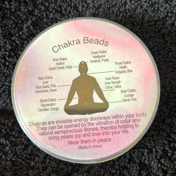 Rise Quartz Pink Charka Bead Stretch Bracelets. - Picture 3 of 3